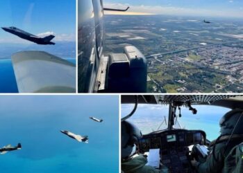 Aeronautica militare, continuano le esercitazioni a Gioia: in volo anche due F35 – FOTO