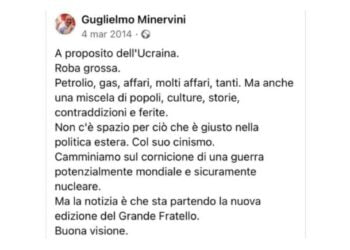 “Sull’Ucraina rischiamo la guerra mondiale”: era il 2014 e Guglielmo Minervini ci metteva in guardia