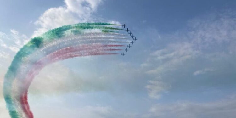 Frecce Tricolori a Giovinazzo e Molfetta