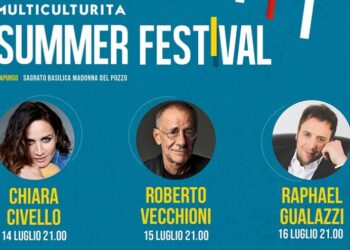Multiculturita Summer Festival a Capurso: ospiti Chiara Civello, Roberto Vecchioni e Raphael Gualazzi