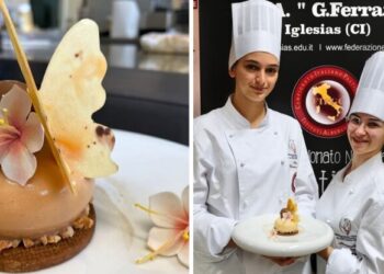 ‘Volare’, il dolce dell’alberghiero di Bari sul podio: terzo al Campionato nazionale di pasticceria