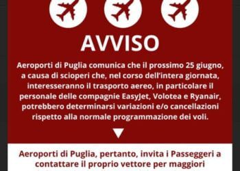 Aerei, sabato nero per i viaggiatori: domani sciopero EasyJet, Volotea e Ryanair
