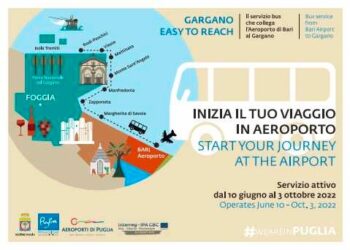 Turismo, dal 10 giugno nuovo servizio autobus da Bari al Gargano: 4 corse al giorno fino al 3 ottobre