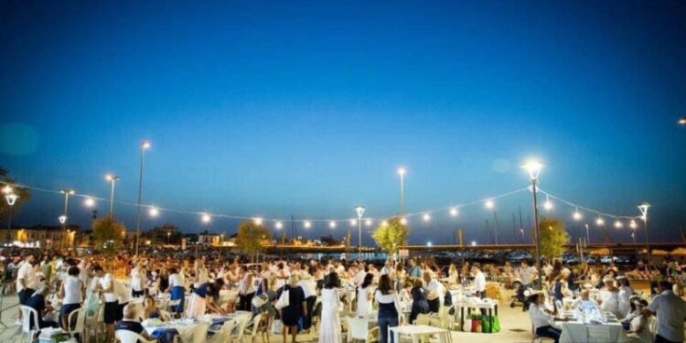 Cena in bianco e blu Santo Spirito