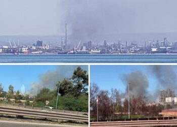 Incendio Taranto