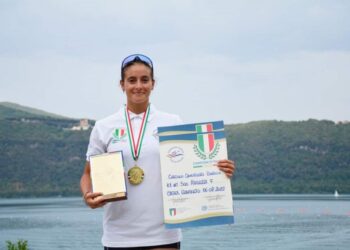 Canoa Velocità Alessandra Centrone Del Cc Barion Campionessa Italiana K1 Ragazze 500