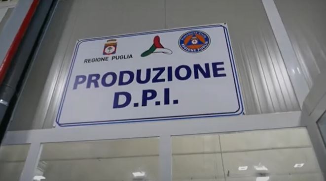 Fabbrica Mascherine Puglia