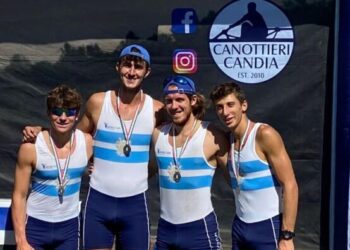 Canottaggio Campionato Di Società, Argento Quattro Di Coppia Senior Maschile Cc Barion