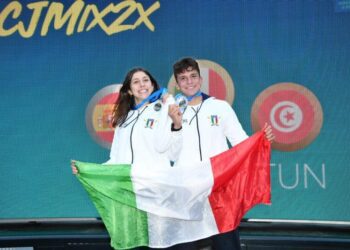 Mondiale Beach Sprint, Fratelli Quaranta Del Cc Barion Con Medaglia Doppio Misto U19