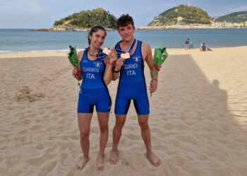 Europei Beach Sprint, Michelangelo Ed Alessandra Quaranta Del Cc Barion Con Bronzo