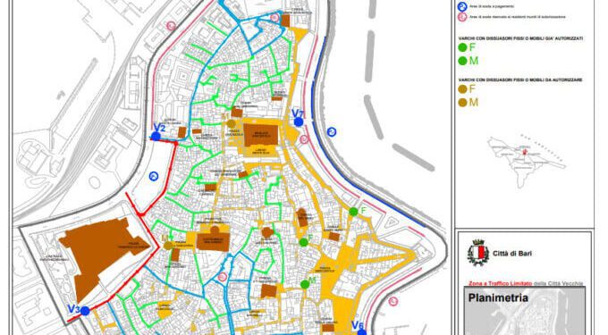 19 01 23 Pubblicata Ordinanza Ztl Città Vecchia Planimetria Ztl