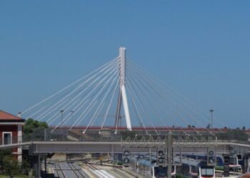 Ponte Adriatico Near The Railway Station