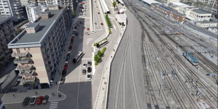08 02 23 Finanziato Dal Cipess Terminal Bus Di Bari Centrale Render Via Capruzzi