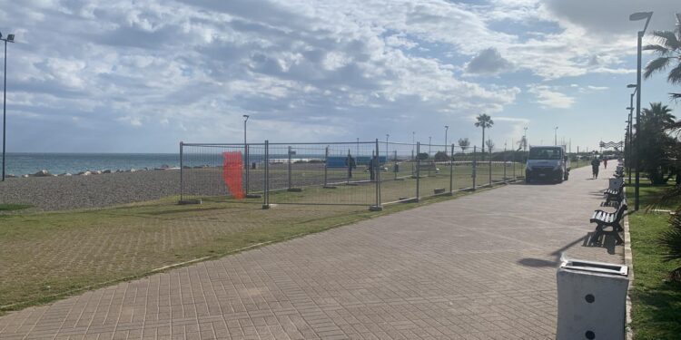 27 03 23 Al Via I Lavori Per L'area Fitness A Cura Di Pfizer Sulla Spiaggia Di Pane E Pomodoro