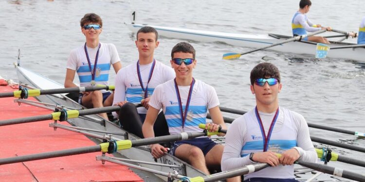 Canottaggio Primo Meeting Sabaudia, Argento Quattro Di Coppia Cc Barion