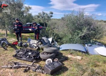 Palo Del C. Arresto Ladro Di Auto