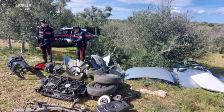 Palo Del C. Arresto Ladro Di Auto
