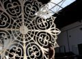 19 04 23 Per La Festa Di San Nicola Una Grande Luminaria Rosone A Palazzo Di Città Donata Dall’azienda Paulicelli