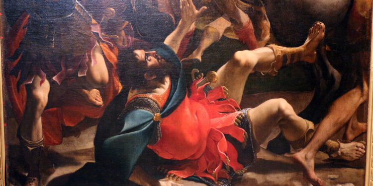 Ludovico Carracci, Conversione Di Saulo, 1587 88, Da S. Francesco 03