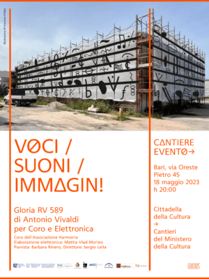 17 05 23 “voci, Suoni, Immagini” Domani Alla Cittadella Della Cultura Il Cantiere Evento Locandina