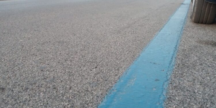 strisce blu parcheggi