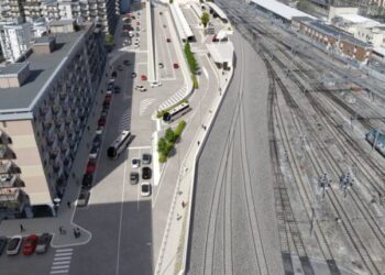 Terminal Bus Di Bari Centrale Render Via Capruzzi