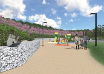 26 06 23 Parco Della Rinascita Area Bambini 2 Primavera Render