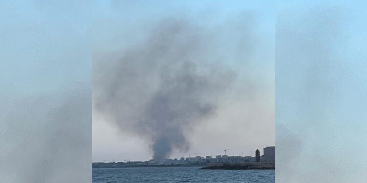 Incendio Bari