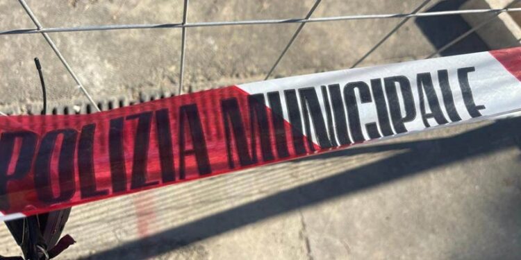 Incidente Nastro Polizia Locale 2