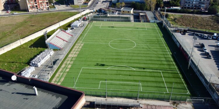 20 12 23 Quasi Terminati I Lavori Di Riqualificazione Del Campo Da Calcio Sante Diomede Al San Paolo 3