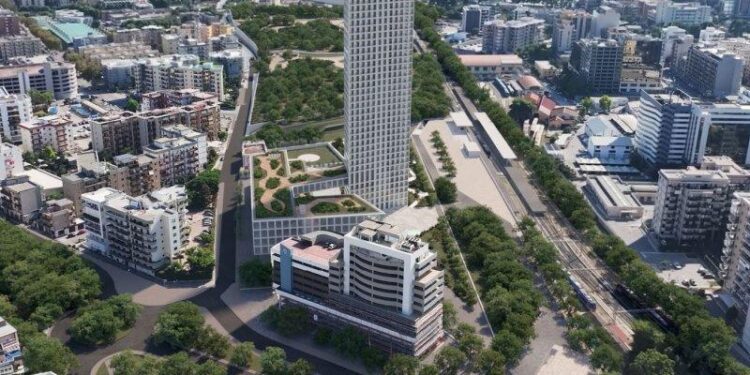 Rendering Palazzi Parco Rinascita