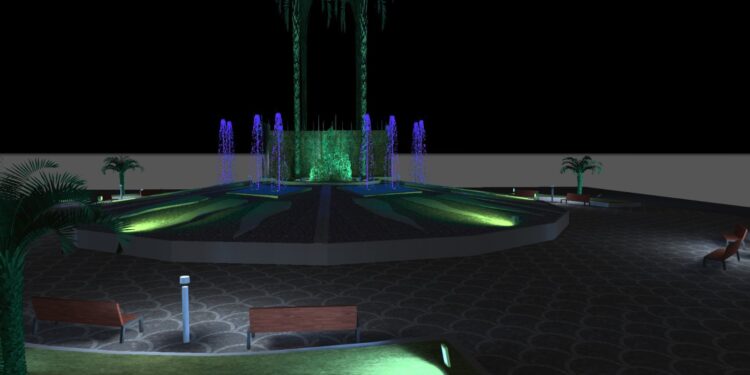 06 03 24 Al Via Gli Interventi Di Manutenzione Straordinaria Della Fontana Di Piazza Giulio Cesare Render 3