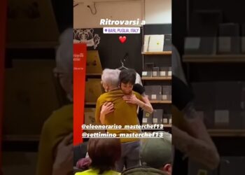 Settimino Abbraccia Eleonora. Le Due Star Di #masterchef13 Si Incontrano A Bari