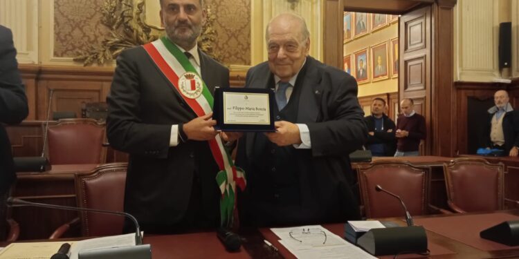08 04 24 Questa Mattina A Palazzo Di Città La Premiazione Del Professor Filippo Maria Boscia