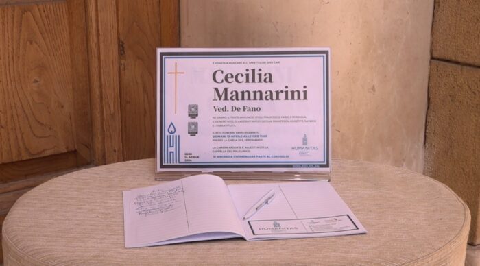 Cecilia De Fano Funerali