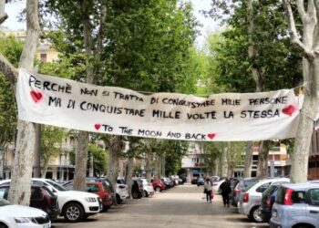 Striscione Corso Mazzini