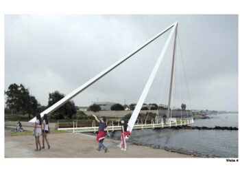 12 06 24 Giunta Approva Progetto Preliminare Del Ponte Ciclopedonale Su Lama Balice Con Messa In Sicurezza Dell’itinerario Ciclabile Lungo Strada Del Baraccone Render Ponte 1