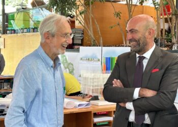 29 07 24 Oggi Il Sindaco A Genova Per L’incontro Con Renzo Piano Sull’andamento Del Cantiere G124 1