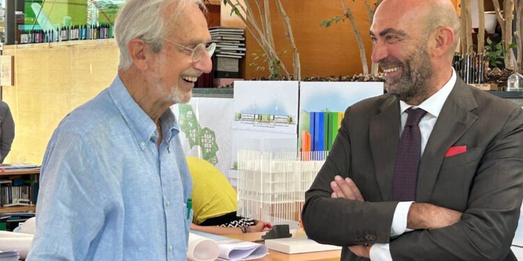 29 07 24 Oggi Il Sindaco A Genova Per L’incontro Con Renzo Piano Sull’andamento Del Cantiere G124 1