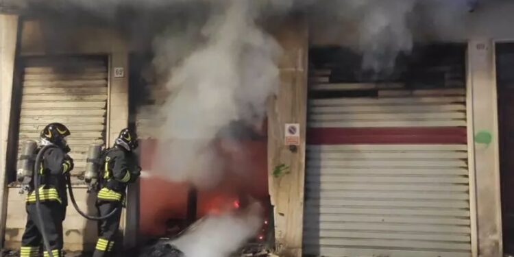Incendio Barletta