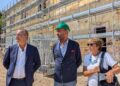 28 08 24 Questa Mattina Sopralluogo Del Sindaco Sul Cantiere Della Ex Caserma Rossani Per I Lavori Di Esecuzione Del Tetto Verde