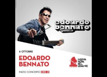 Da Bennato a Britti, tutti gli eventi a Bari e provincia per il weekend dal 4 al 6 ottobre. Gran finale in Fiera – VIDEO