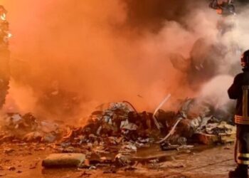 Incendio Rifiuti