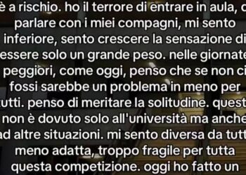 Messaggio Studentessa