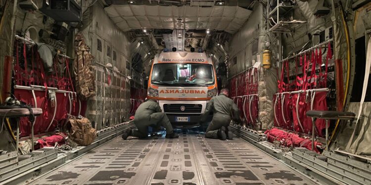Volo Militare Aereo Ambulanza2