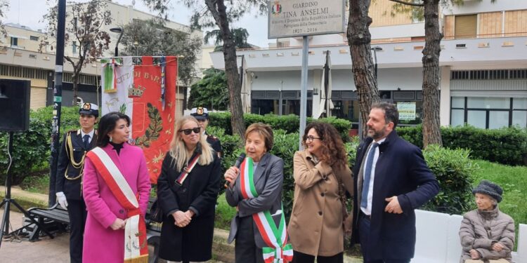 31 03 25 Questa Mattina La Cerimonia Di Intitolazione Di Un’area Del Municipio Ii A Tina Anselmi 1