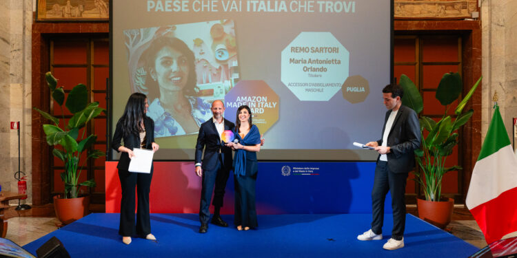 Amazon Made In Italy Award Remo Sartori Puglia Premiazione
