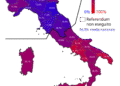 Italian Referendum 1946 Support For Republic It.svg