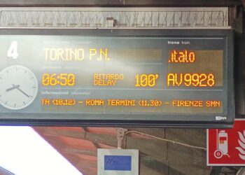 Treno Italo ritardo