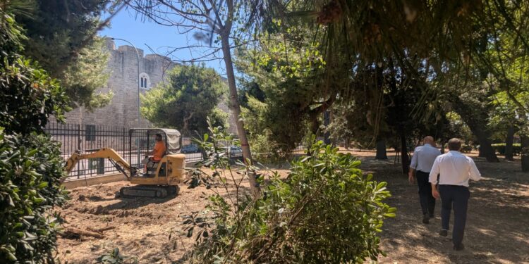 14 07 25 Parco Del Castello Al Via La Prima Fase Dei Lavori Del Primo Stralcio Per Il Giardino Del Provveditorato 6